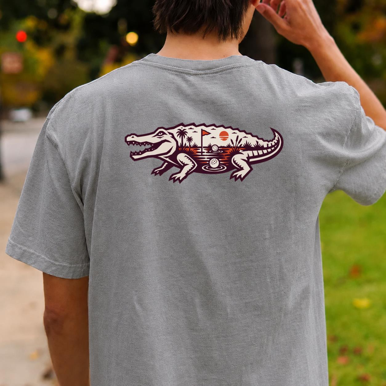 Putt You Later, Alligator Golf Tee