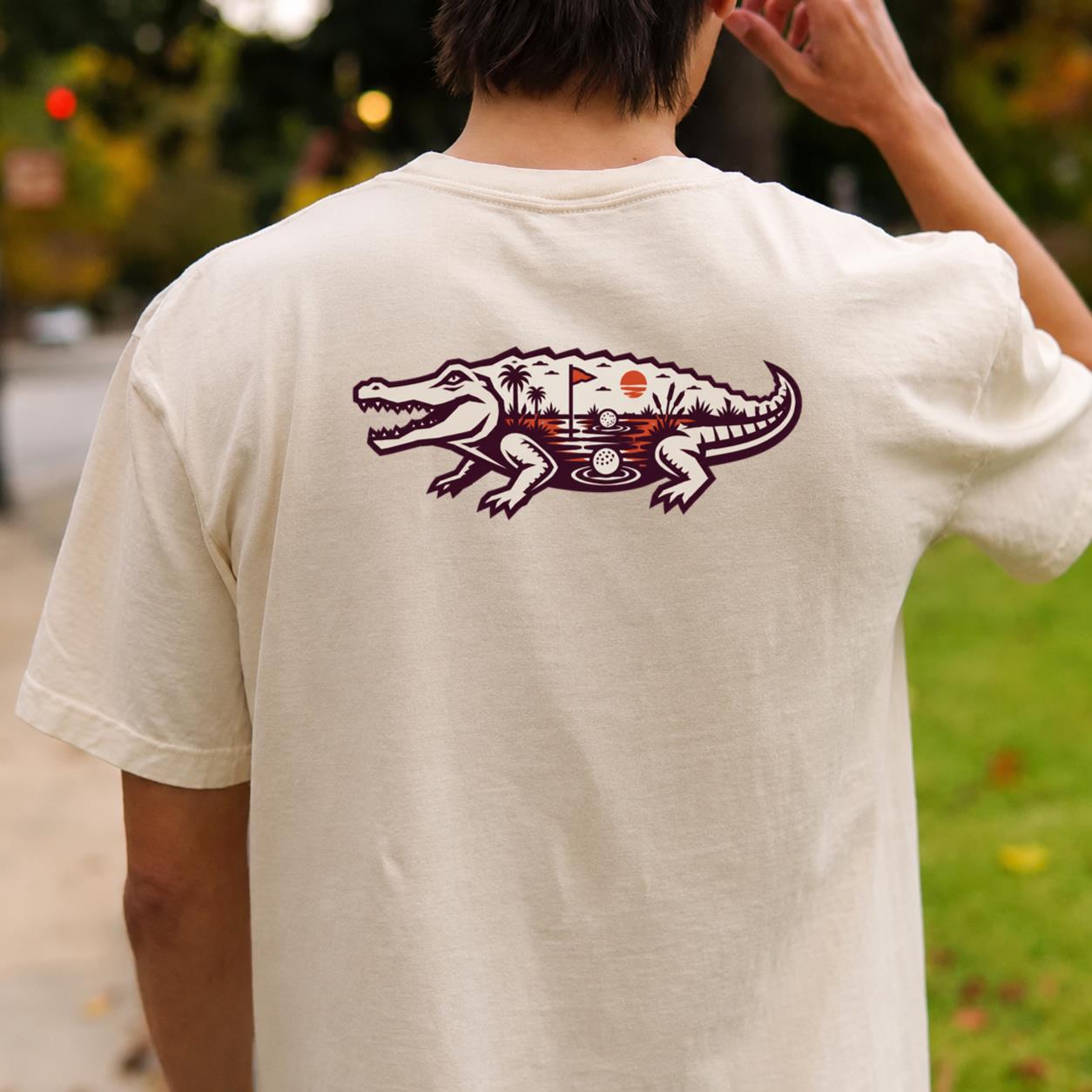 Putt You Later, Alligator Golf Tee