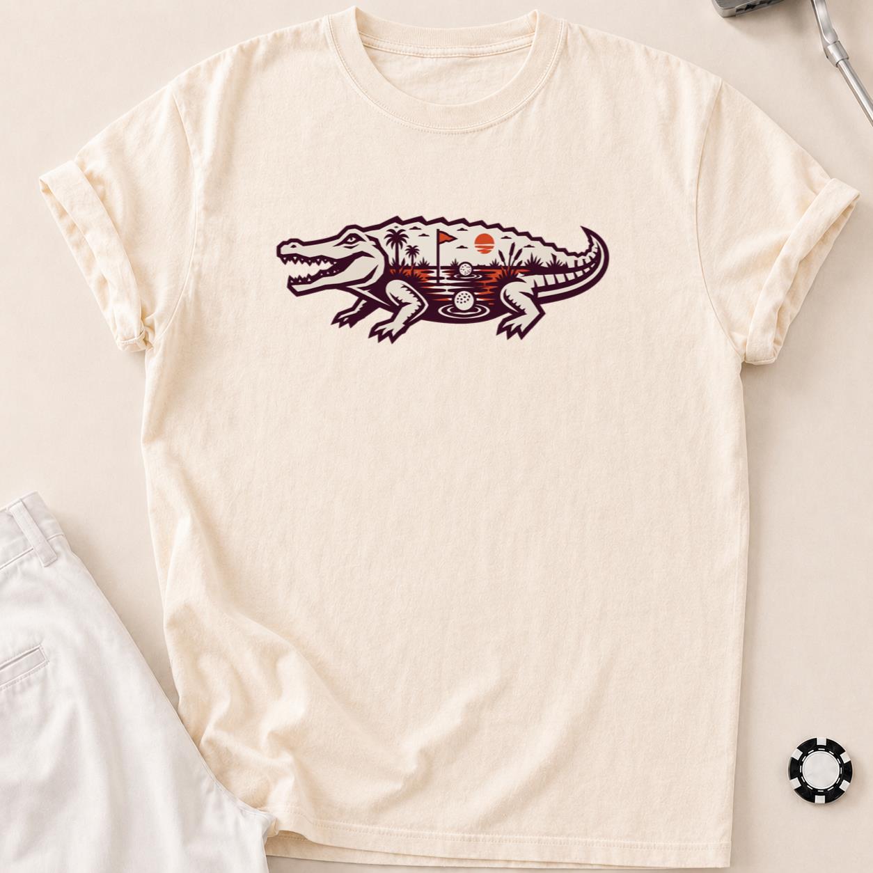 Putt You Later, Alligator Golf Tee