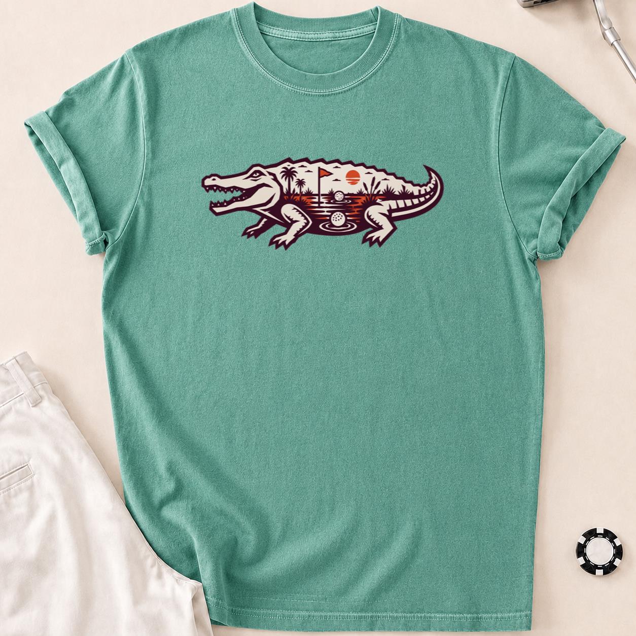 Putt You Later, Alligator Golf Tee