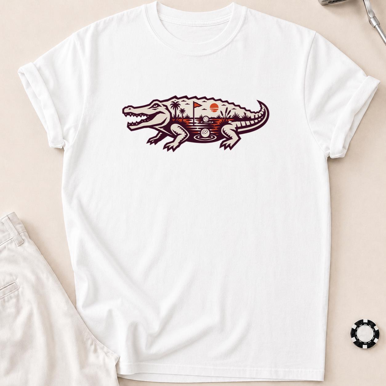 Putt You Later, Alligator Golf Tee