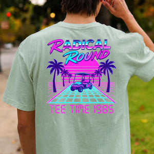 Radical Round Tee Time 1985 Golf Tee