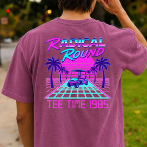 Radical Round Tee Time 1985 Golf Tee