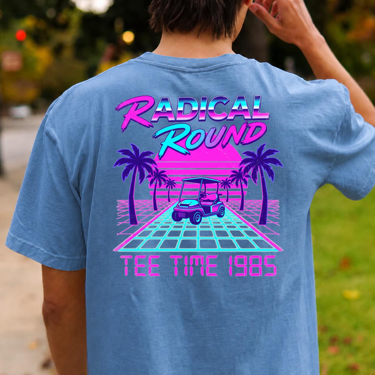 Radical Round Tee Time 1985 Golf Tee