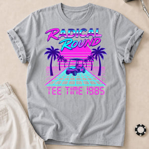 Radical Round Tee Time 1985 Golf Tee