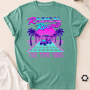 Radical Round Tee Time 1985 Golf Tee