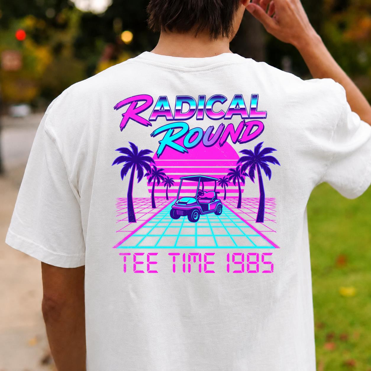 Radical Round Tee Time 1985 Golf Tee