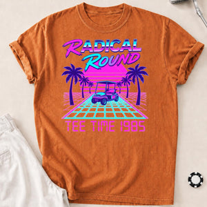 Radical Round Tee Time 1985 Golf Tee