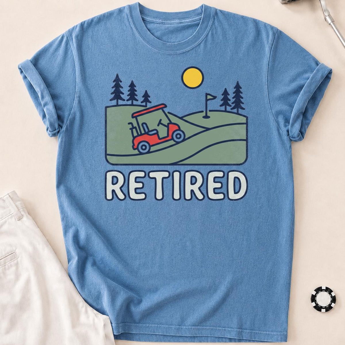 Retired Golf Cart Tee