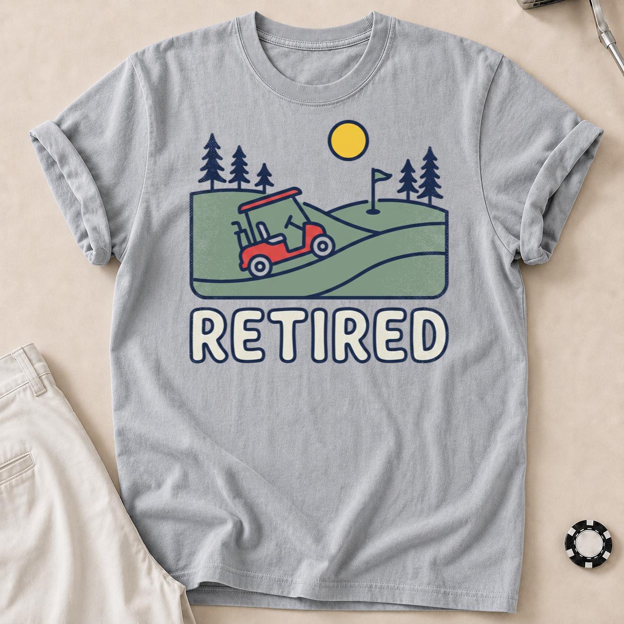Retired Golf Cart Tee