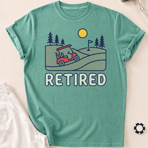 Retired Golf Cart Tee