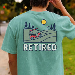 Retired Golf Cart Tee
