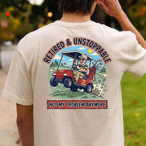 Retired & Unstoppable Full Scene Tee
