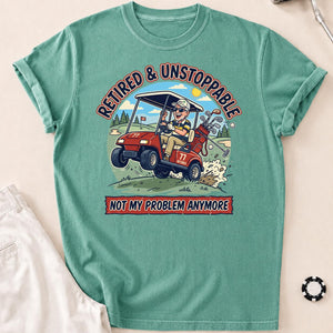 Retired & Unstoppable Full Scene Tee
