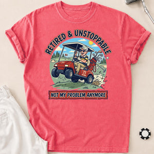 Retired & Unstoppable Full Scene Tee
