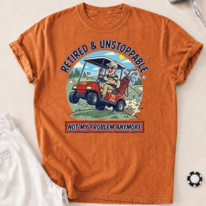 Retired & Unstoppable Full Scene Tee