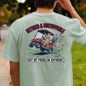 Retired & Unstoppable Golf Tee