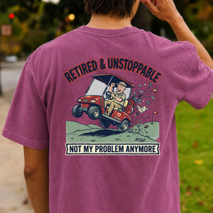 Retired & Unstoppable Golf Tee