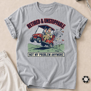 Retired & Unstoppable Golf Tee