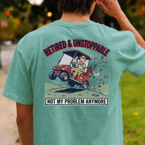 Retired & Unstoppable Golf Tee