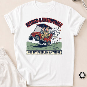 Retired & Unstoppable Golf Tee
