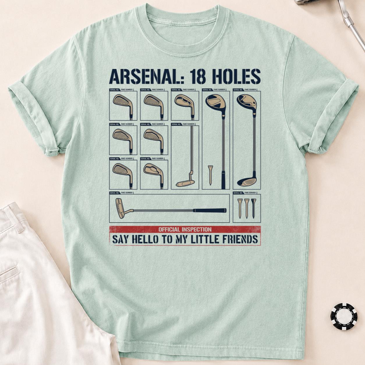 Say Hello To My Little Friends Arsenal Golf Tee