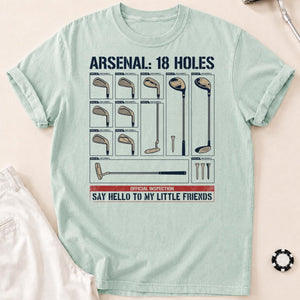 Say Hello To My Little Friends Arsenal Golf Tee