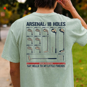 Say Hello To My Little Friends Arsenal Golf Tee