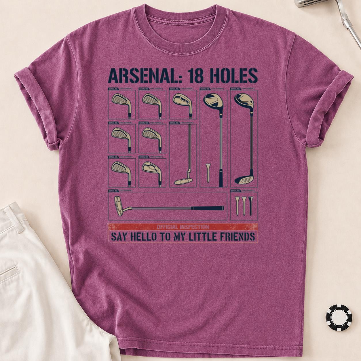 Say Hello To My Little Friends Arsenal Golf Tee