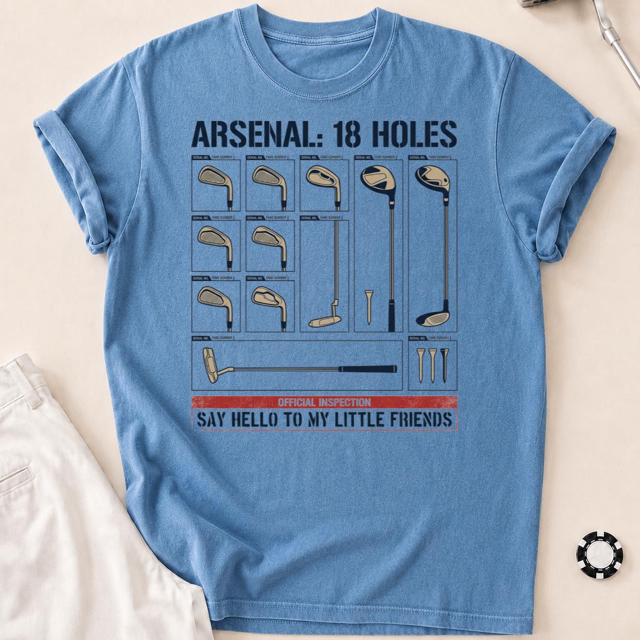 Say Hello To My Little Friends Arsenal Golf Tee