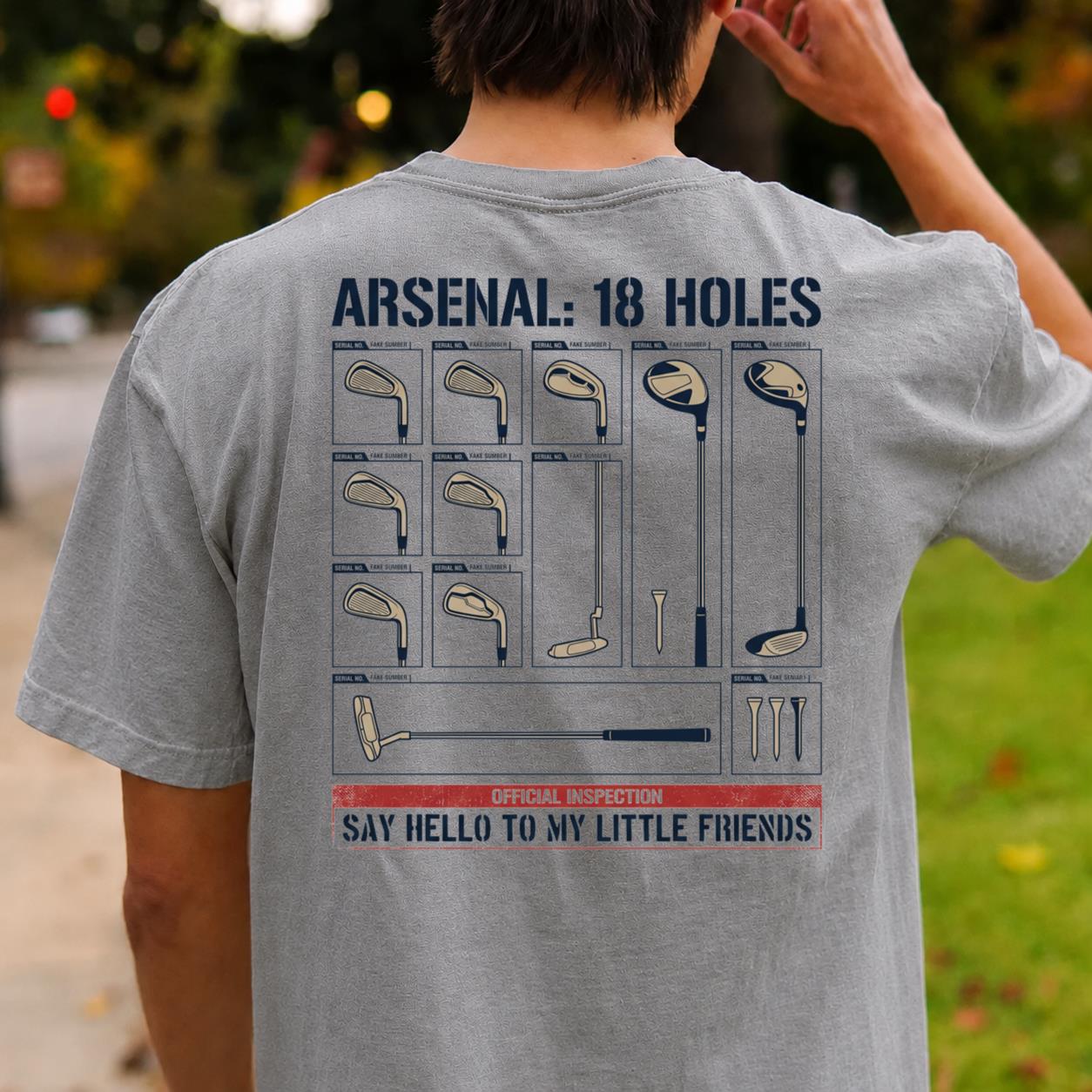 Say Hello To My Little Friends Arsenal Golf Tee