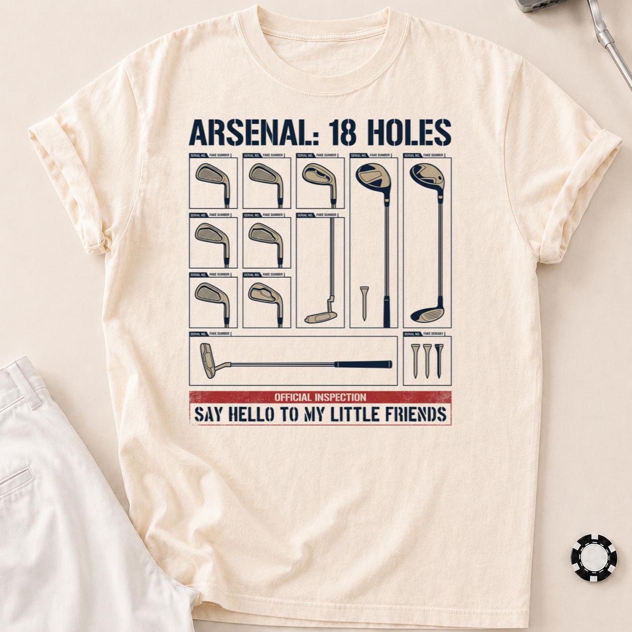 Say Hello To My Little Friends Arsenal Golf Tee