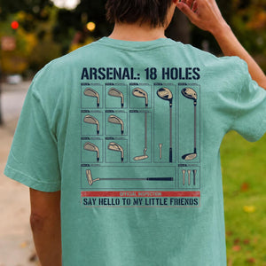 Say Hello To My Little Friends Arsenal Golf Tee
