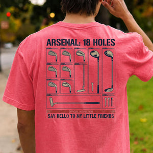 Say Hello To My Little Friends Arsenal Golf Tee