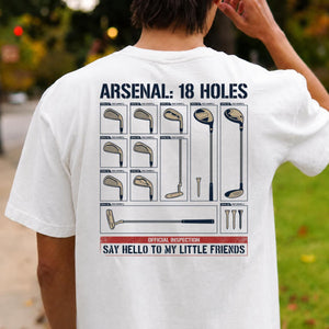 Say Hello To My Little Friends Arsenal Golf Tee