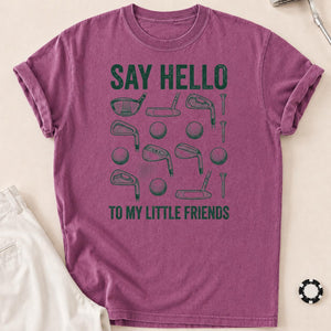 Say Hello To My Little Friends Golf Tee
