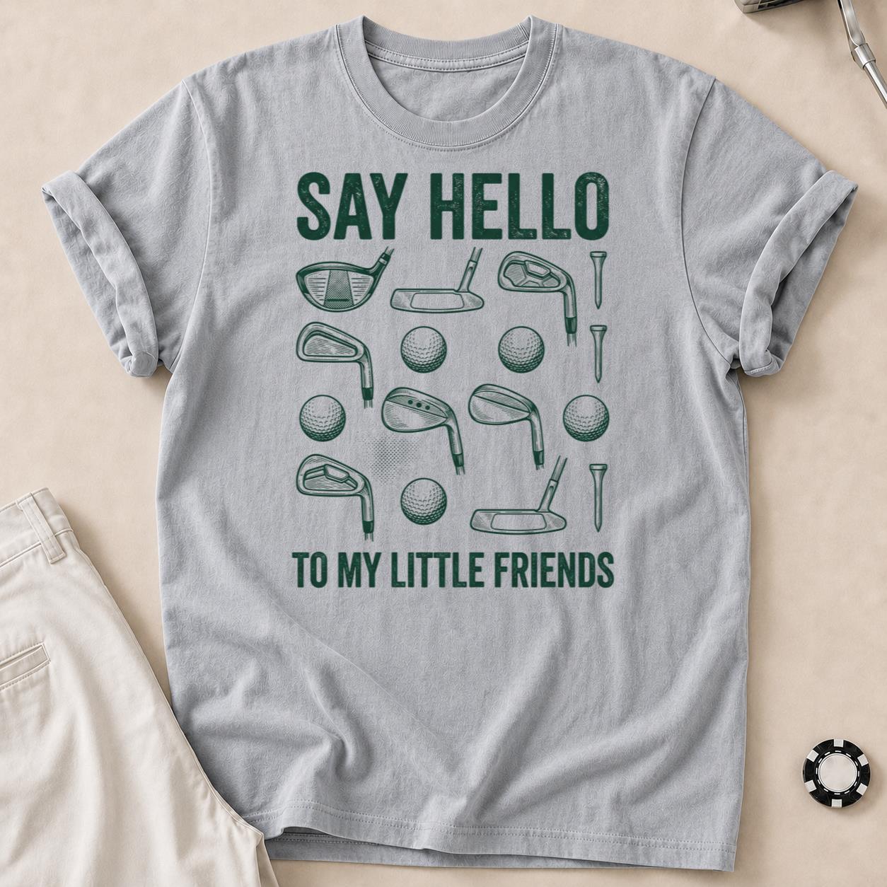 Say Hello To My Little Friends Golf Tee