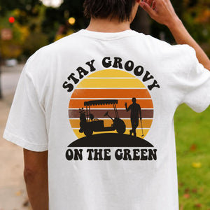 Stay Groovy On The Green Golf Tee