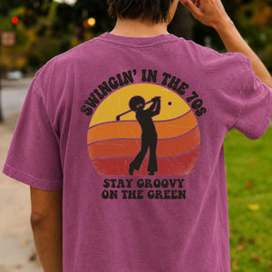 Swingin In The 70s Stay Groovy On Green