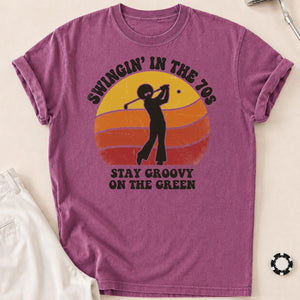 Swingin In The 70s Stay Groovy On Green