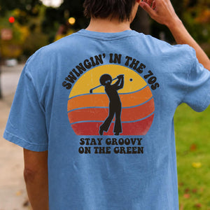 Swingin In The 70s Stay Groovy On Green