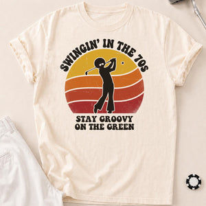 Swingin In The 70s Stay Groovy On Green