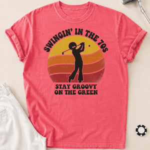 Swingin In The 70s Stay Groovy On Green