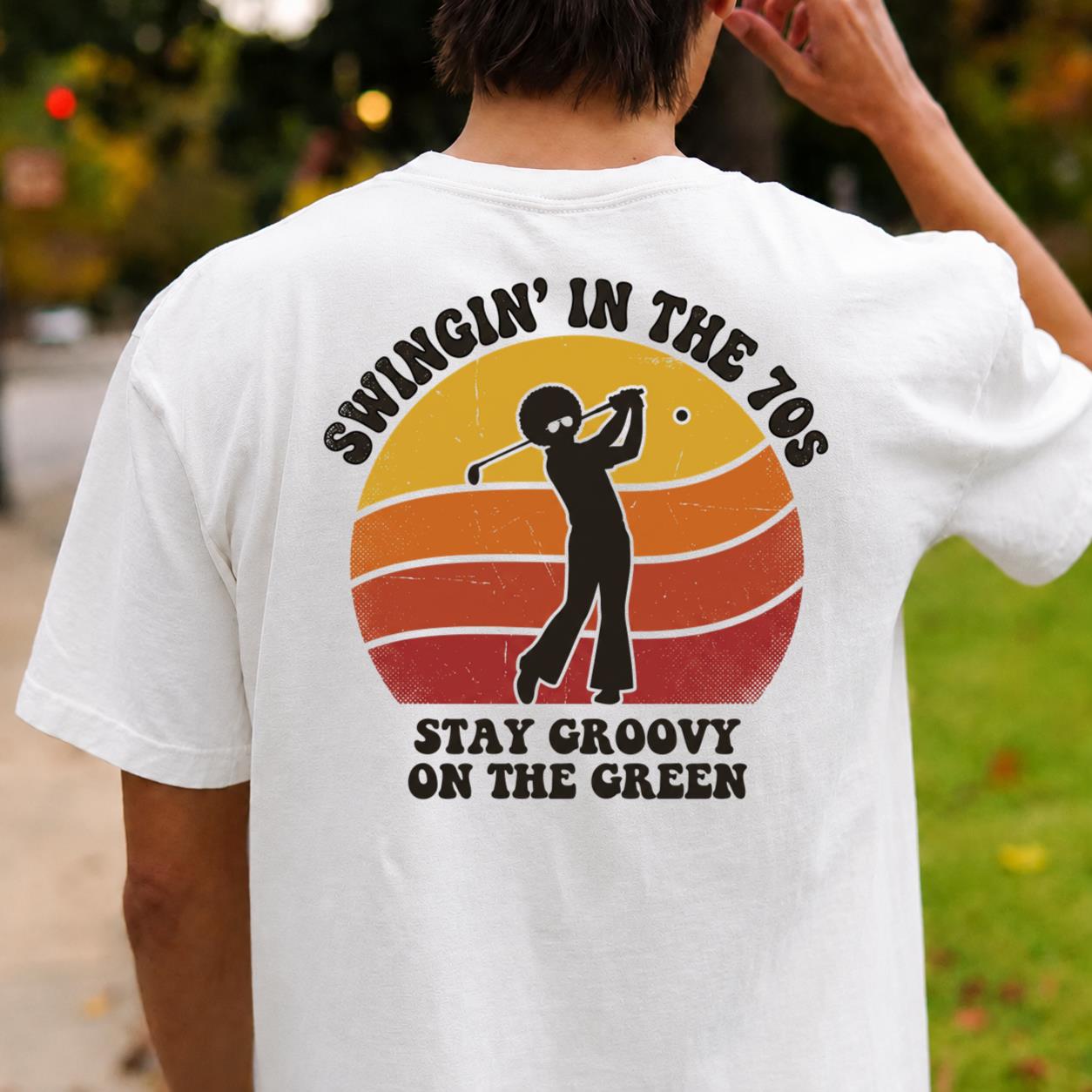 Swingin In The 70s Stay Groovy On Green