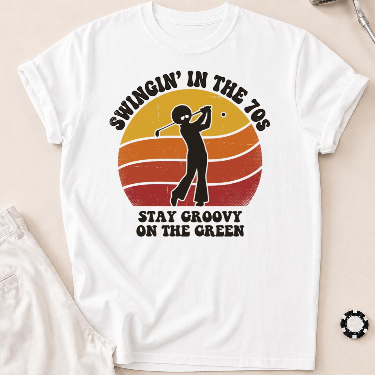 Swingin In The 70s Stay Groovy On Green