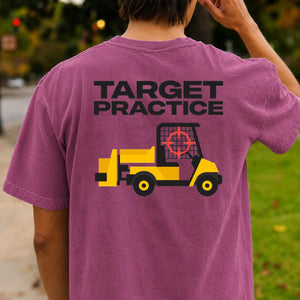Target Practice Forklift Crosshair Golf Tee