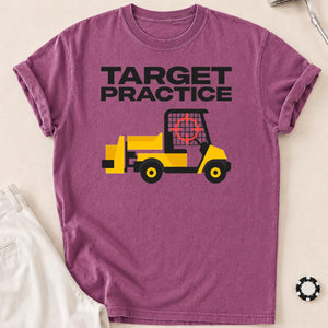 Target Practice Forklift Crosshair Golf Tee