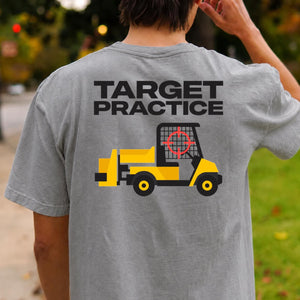 Target Practice Forklift Crosshair Golf Tee