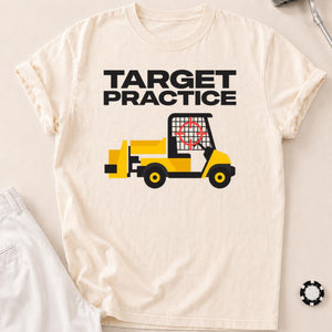 Target Practice Forklift Crosshair Golf Tee