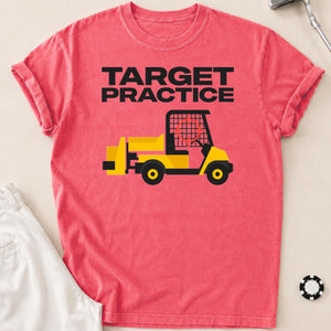 Target Practice Forklift Crosshair Golf Tee